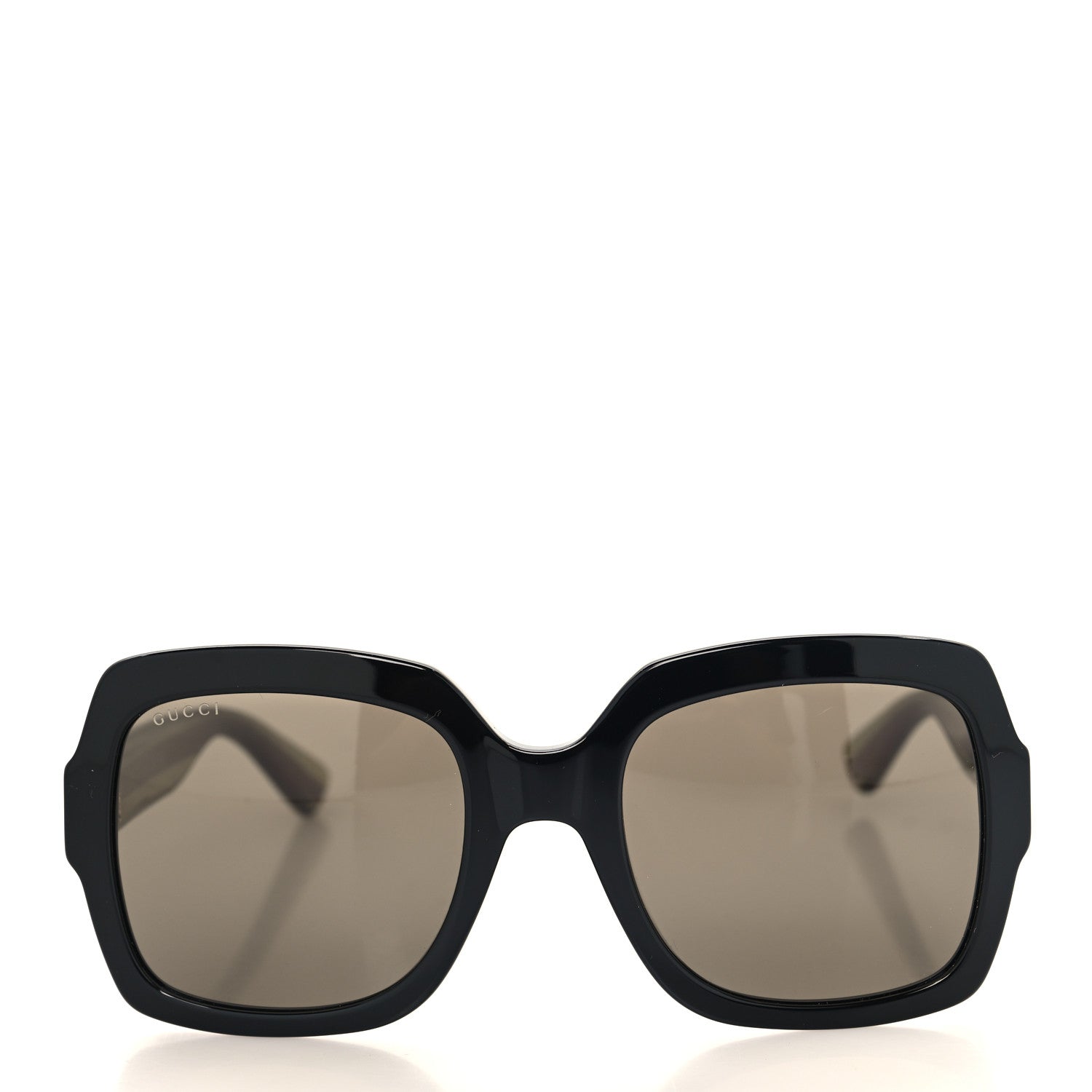 Gucci Web Glitter Rectangular Sunglasses