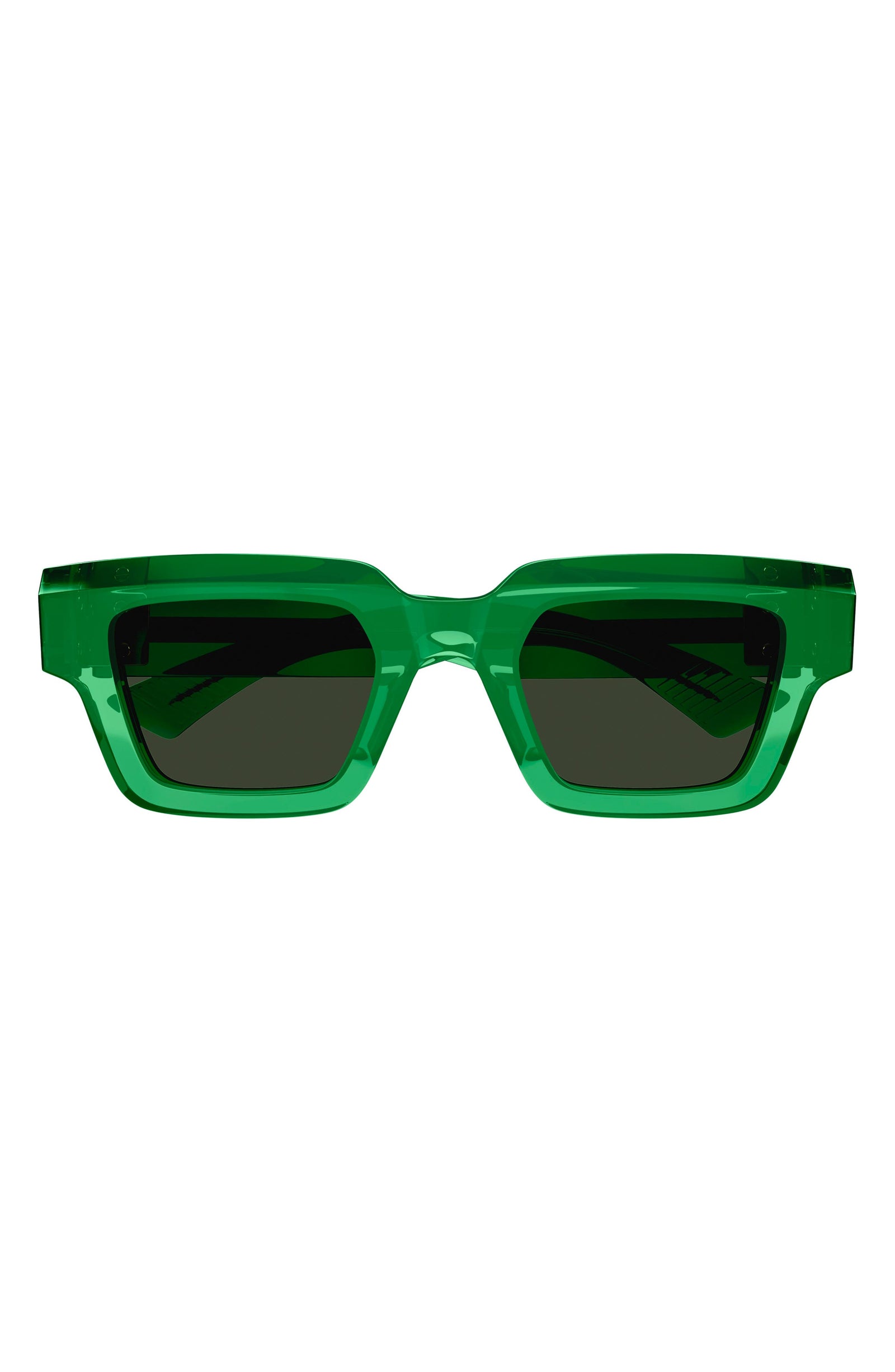 Bottega Veneta Rectangle Acetate Sunglasses