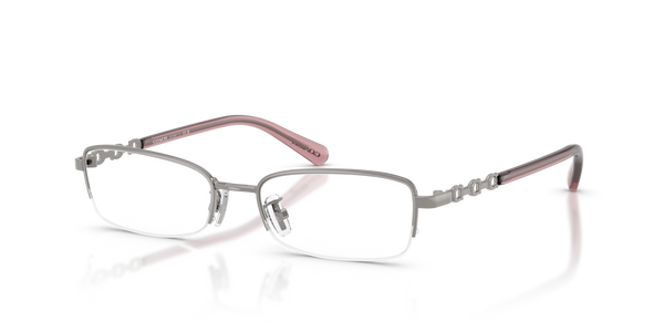 Coach HC5097 semi-rimless rectangle optical frame - quarter view