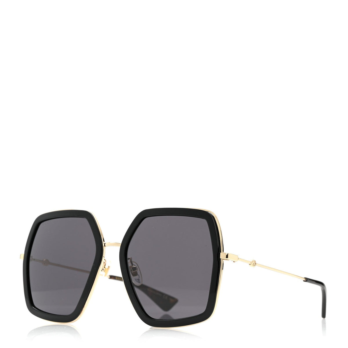 Gucci Square Sunglasses — Black GG0106S