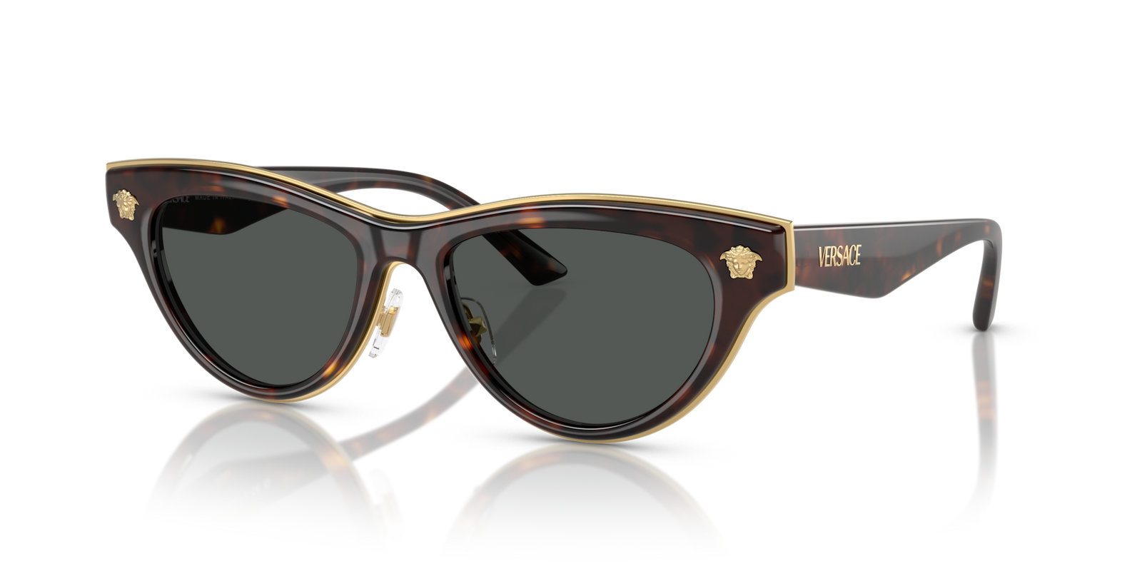 Versace Cat-Eye Metal Sunglasses