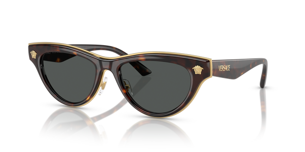 Versace VE2273 Cat-Eye Metal Sunglasses - quarter view