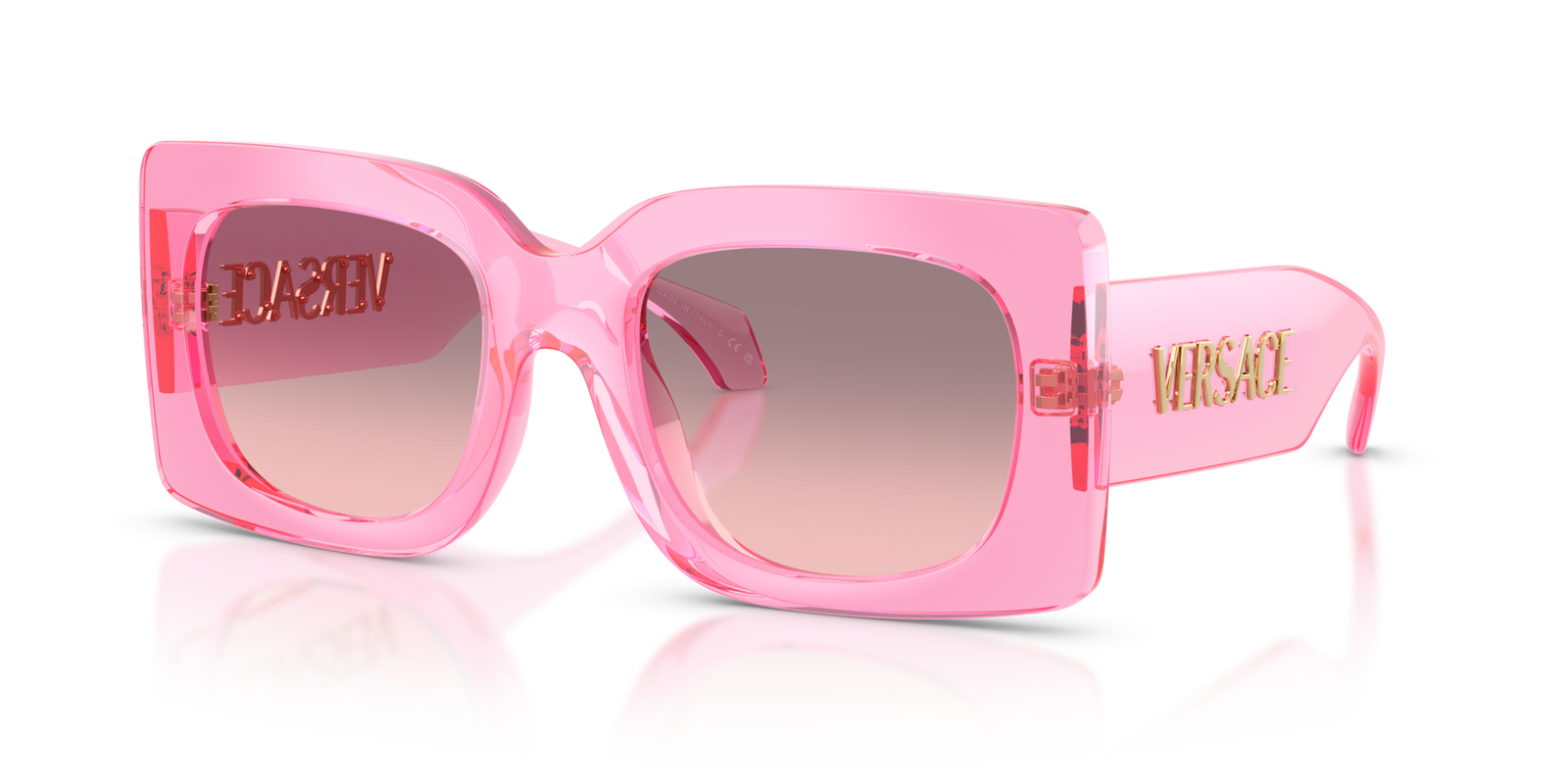 Versace Signature Oversized Square Sunglasses