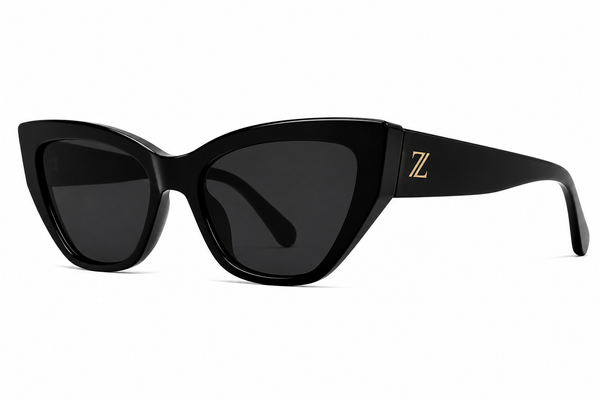 ZARELLE Tortoiseshell Oversized Cat-Eye Sunglasses