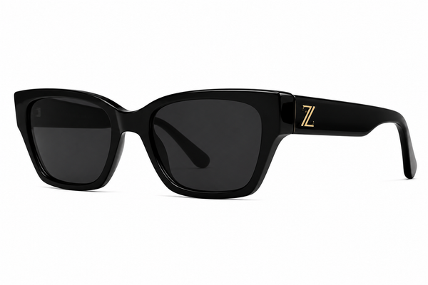 ZARELLE Olive Geometric Sunglasses