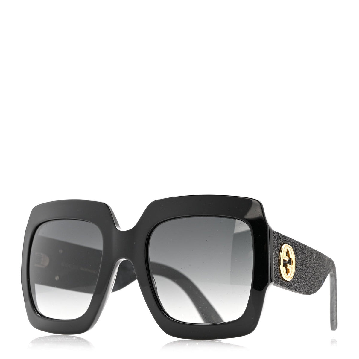 Gucci Square Sunglasses — Black GG0102S