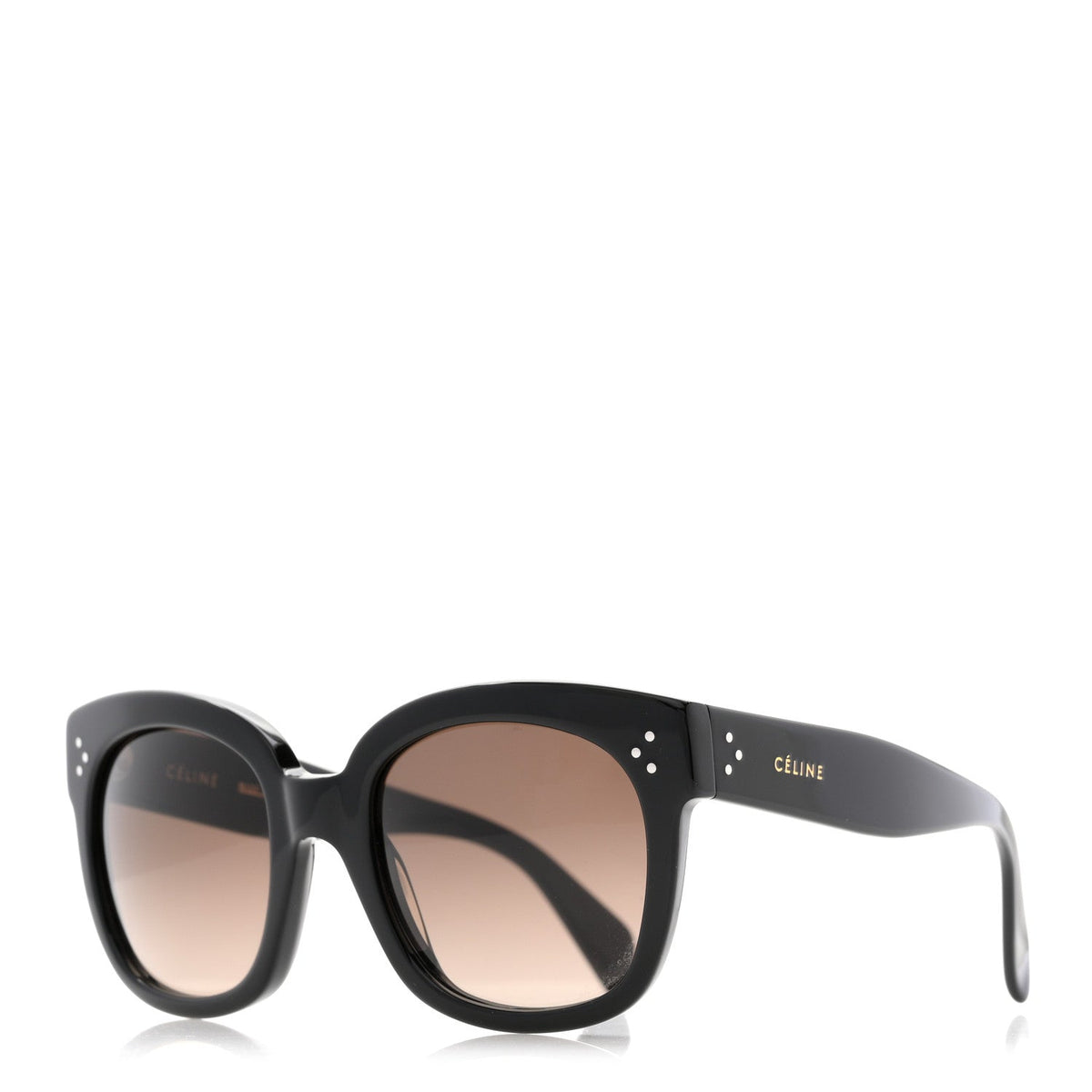 Celine Square Sunglasses — Black