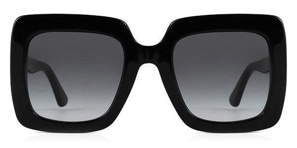 Gucci GG0328S Interlocking G Oversized Square Sunglasses - Black Front