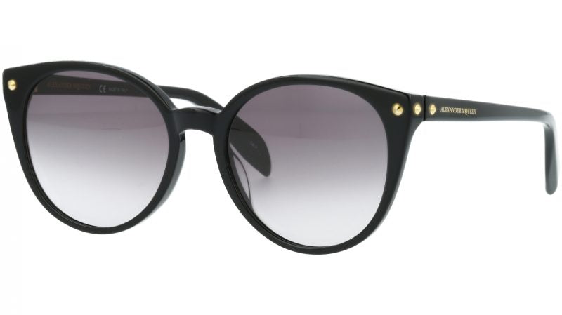 Alexander McQueen Skull-Temple Round Acetate Sunglasses