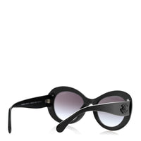 Chanel Round Sunglasses — Black 5469-B