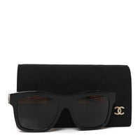 Chanel Square Sunglasses — Black 5533-A