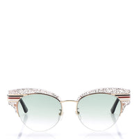 Gucci GG0283S Sylvie Web Cat-Eye Sunglasses - Angle