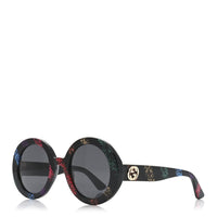 Gucci Round Sunglasses — Black GG0319S