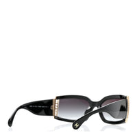 Chanel Rectangle Sunglasses — Black