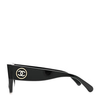 Chanel Square Sunglasses — Black