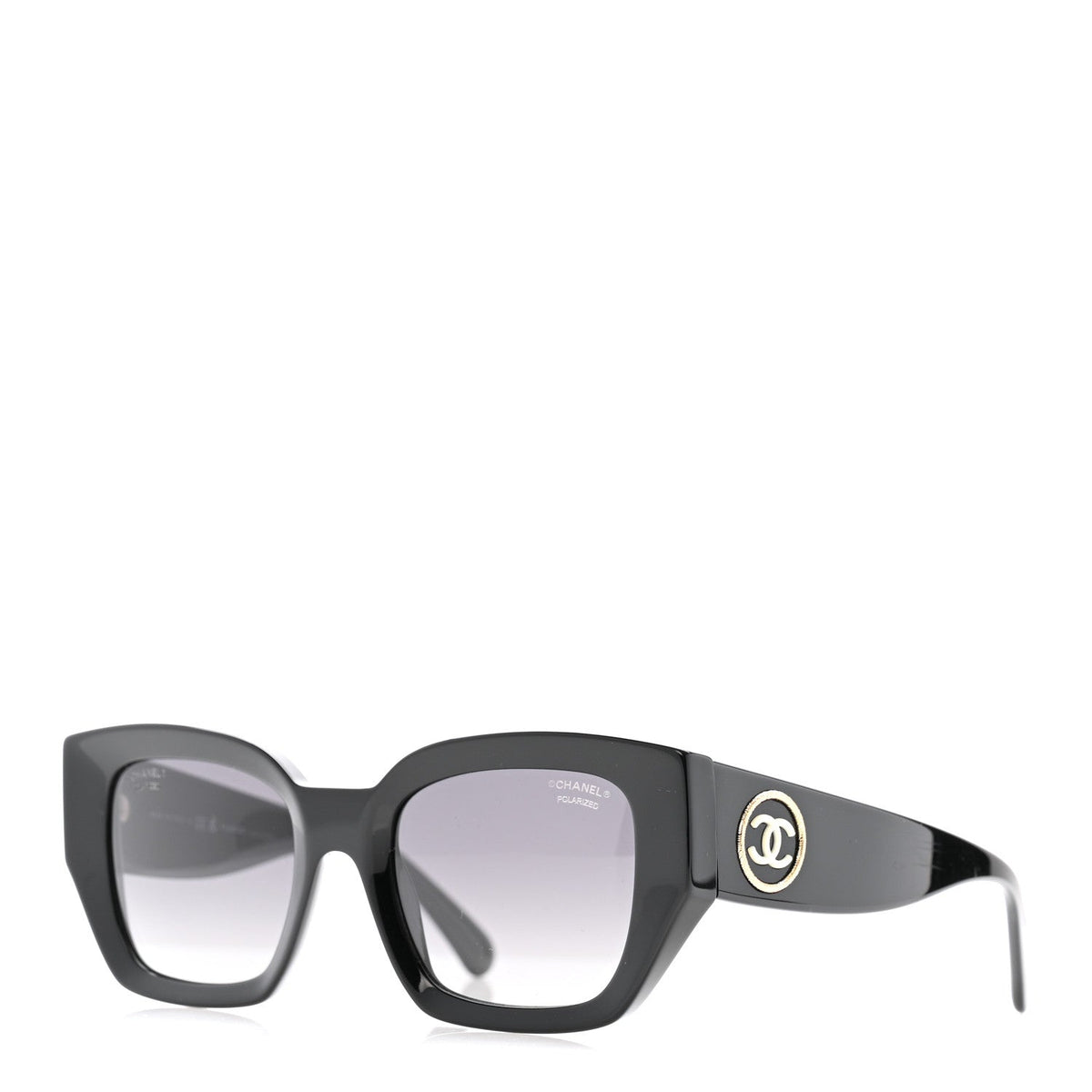 Chanel Square Sunglasses — Black