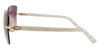 Cartier CT0001RS Signature C Aviator Sunglasses - Side view
