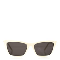 Saint Laurent Cat-Eye Sunglasses — Ivory SL 737