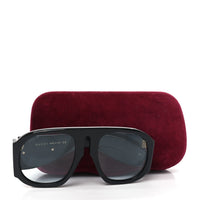 Gucci Oversized Aviator Sunglasses — Black GG0152S