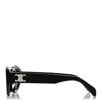 Celine Oval Sunglasses — Black