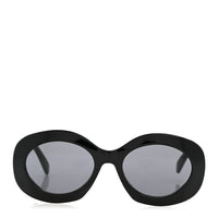 Celine Oversized Round Sunglasses — Black