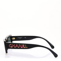 Chanel Square Sunglasses — Black