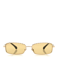 Chanel Rectangle Sunglasses — Green