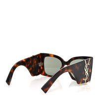 Saint Laurent Square Sunglasses — Tortoise