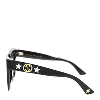 Gucci Round Sunglasses — Black GG0208S