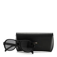 Celine Pilot Sunglasses — Black