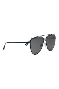Fendi Baguette rectangular metal eyeglasses - side