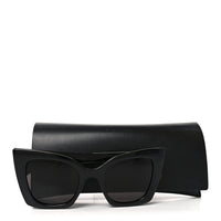 Saint Laurent Butterfly Sunglasses — Black SL552
