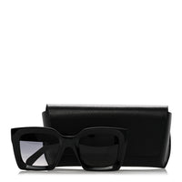 Celine Square Sunglasses — Black