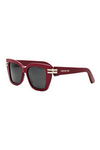 CDior S1I 52mm Square Sunglasses, Alternate, color, SHINY RED / SMOKE