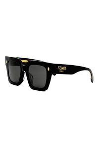 Fendi Roma square acetate sunglasses - angle