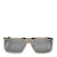 Saint Laurent Square Sunglasses — Silver SL 635