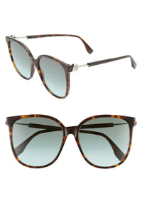 F is Fendi cat-eye sunglasses - front