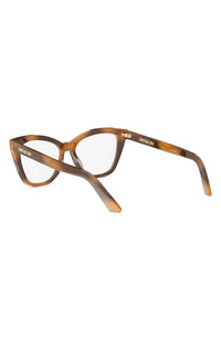 DiorMidnight O B1I 54mm Butterfly Optical Glasses, Alternate, color, BLONDE HAVANA