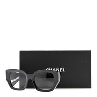 Chanel Square Sunglasses — Black