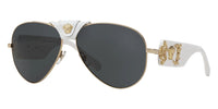 Versace VE2150Q Medusa aviator sunglasses - side angle