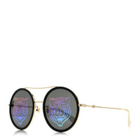 Gucci Round Sunglasses — Gold GG0061S