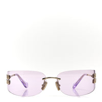 Miu Miu Square Sunglasses — Purple