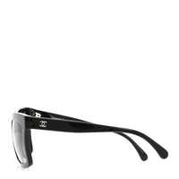 Chanel Oversized Square Sunglasses — Black