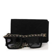 Chanel Square Sunglasses — Black