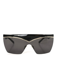 Saint Laurent Square Sunglasses — Black SL 614