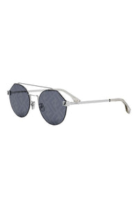 Fendi Fendirama/Sky round metal sunglasses - angle