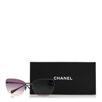 Chanel Cat-Eye Sunglasses — Black 4286-T