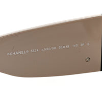 Chanel Oval Sunglasses — Black 5524-A