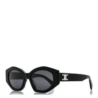 Celine Oval Sunglasses — Black