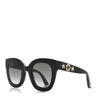 Gucci Round Sunglasses — Crystal GG0208S